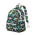 thumbnail image 2 of Cute Dinosaur Pattern Backpack for School,Cute School Bag,Schoolbag with Adjustable Shoulder Straps & Padded Back,13.4"x11"x4.7", 2 of 6