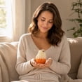 thumbnail image 7 of Halloween Ghost Pumpkin Scented Candle, Cute Decorative Wax Candle, Fall Holiday Table Decor, Spooky Home Accent, Thanksgiving Centerpiece, Seasonal Gift for Family and Friends, 7 of 7