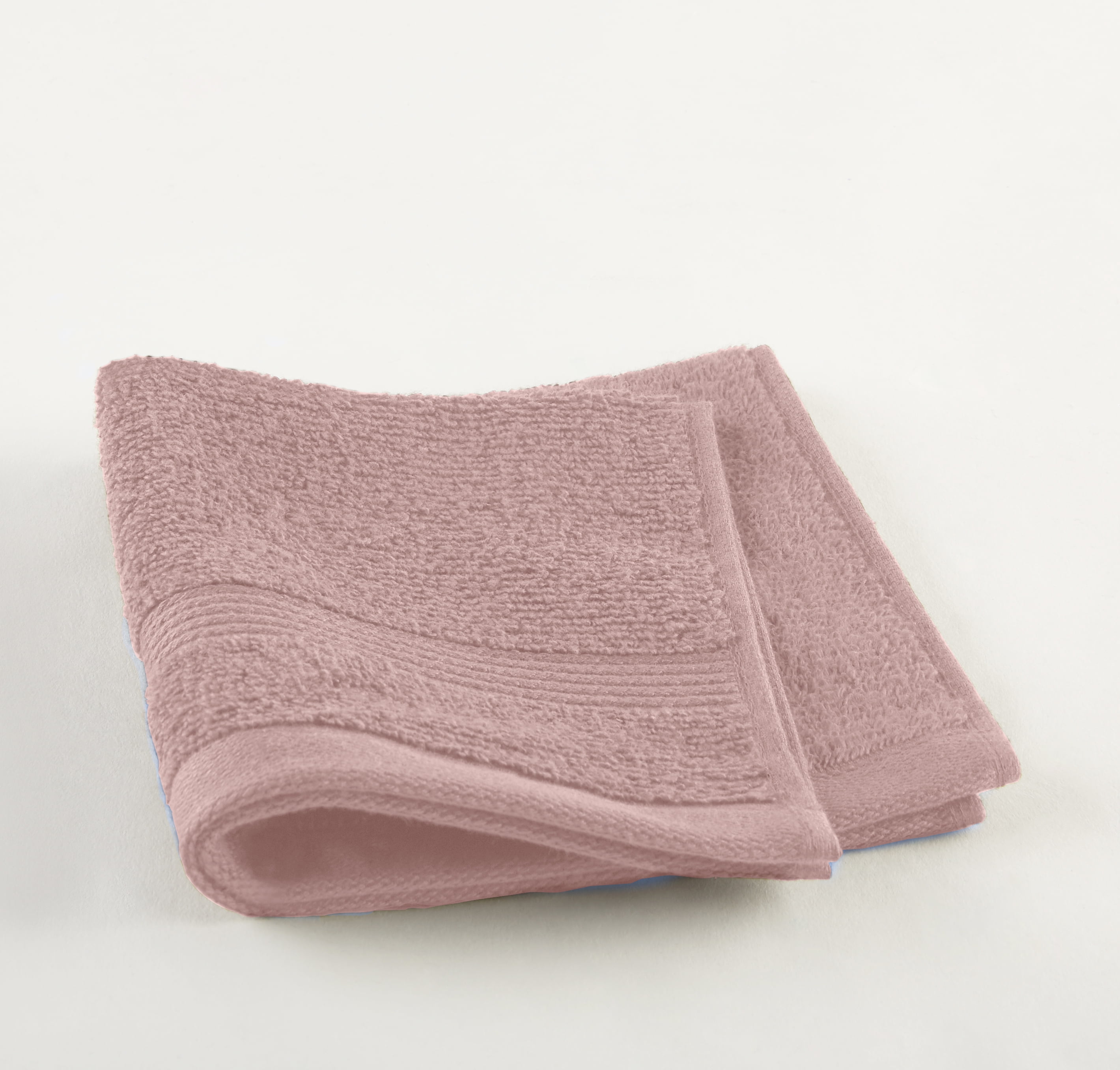 Mainstays Performance Solid Washcloth Dusty Rose