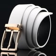 thumbnail image 4 of pitrice Fashionable Pants Belt Style With Mens Accessory Handmade With Meticulous L63 Gold White 1Set, 4 of 6