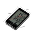 thumbnail image 2 of Labymos Waterproof Bicycle Computer With Backlight Wired Bicycle Computer Bike Speedometer Odometer Bike Stopwatch,Black, 2 of 5