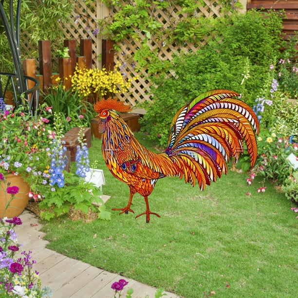 Estaca Acrílica Para Jardín Figuras Realistas De Animales Para Decorar El Jardín