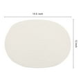 thumbnail image 2 of Unique Bargains Set of 4 Cotton Rope Placemats for Dining Table Decor Table Mat Beige, 2 of 7