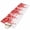 Red, variant on Red Gradient 2'x6' Runner Rugs for Hallway Kitchen Bedside Non Slip Washable, Abstract Polka Dots Vintage Modern Art Entryway Rug Runners with Rubber Backing, Long Carpet Runner for Laundry Room