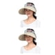 thumbnail image 3 of Qarigey Sombrero para el sol para mujer, colorido, a prueba de viento, transpirable, plegable, para verano, senderismo, viajes, playa, piscina, Caqui 2Conjunto, 3 of 6
