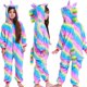 thumbnail image 1 of Pijamas de unicornio de franela para niños, Onesies con capucha, pijamas de dibujos animados de animales para niños, pijamas de Panda para niñas, ropa de dormir para niños, Otoño e Invierno xuanjing unisex, 1 of 2