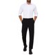 thumbnail image 2 of Camisa de hombre estilo CHIC INSPIRE, con cuello de punta, de manga larga, botón, color sólido, camisa de vestir de negocios, L blanca, 2 of 5