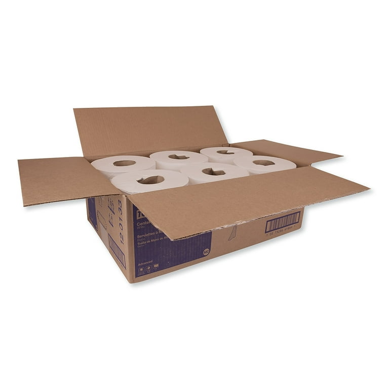 Advanced Centerfeed Hand Towel, 1-Ply, 8.25 x 11.8, White, 1,000/Roll, 6/Carton Advanced Centerfeed Hand Towel, 1-Ply, 8.25 x 11.8, White, 1,000/Roll, 6/Carton