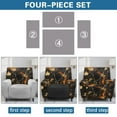 thumbnail image 6 of Psesaysky Hunting Camo Flame Chair Cover for Recliner 4-Pieces Stretch Slipcover Set Washable Reclining with Storage Pockets Furniture Protector for Hunting and Fishing, 6 of 7