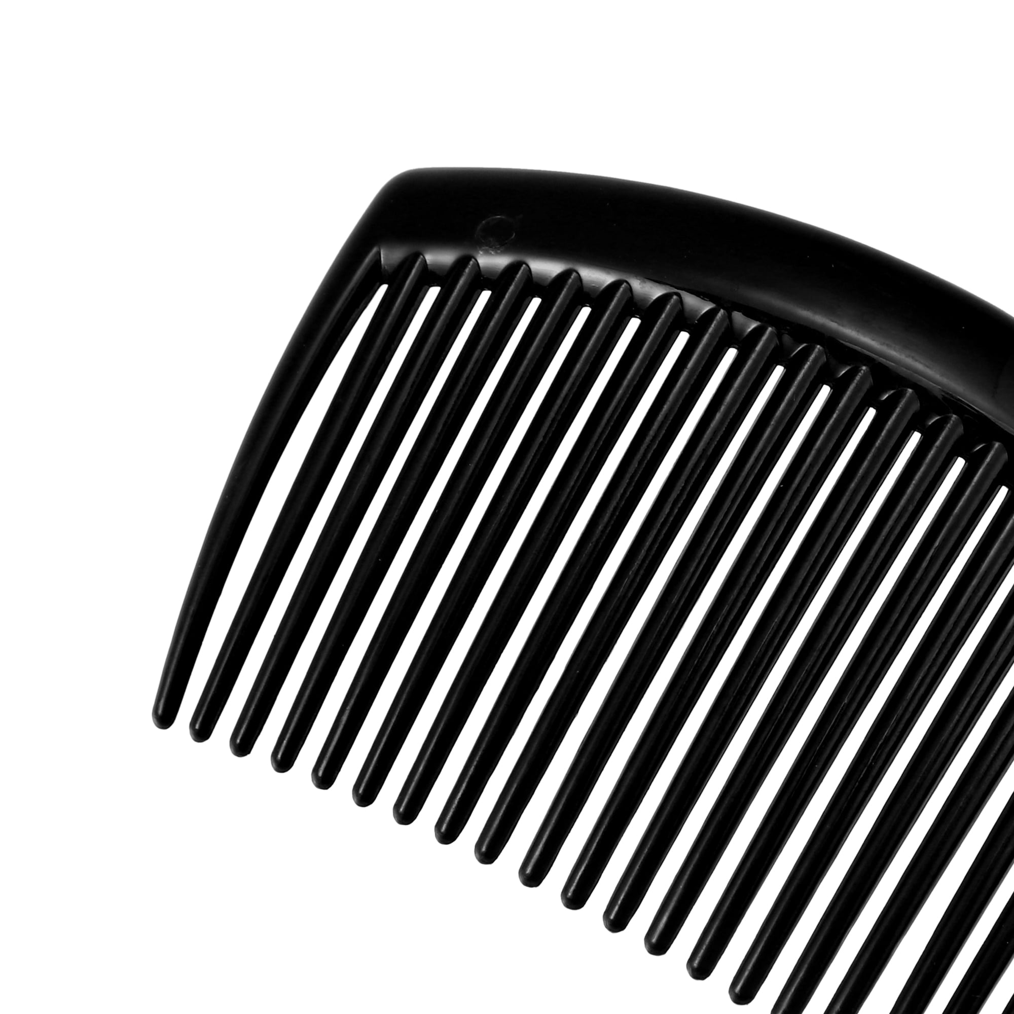 Unique Bargains 8 Pcs Classic Side Clip Hair Comb Teeth Hair Combs 3" Plastic Black