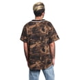 thumbnail image 3 of Victorious Men's Classic Baseball Jersey with Trim BJ42 - OLIVE CAMO - Small, 3 of 5