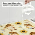 thumbnail image 6 of Balery Design Name Drying Mat For Kitchen Counter, 18x24 Inch Summer Ultra Absorbent Home Dish Drainer Mats Plate Holder, 6 of 9