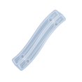 thumbnail image 1 of serony DIY Fruit Tray Handle Resin Decorative Handle Crystal Epoxy Mold Handle Ornament Bending Silicone Mold, 1 of 9