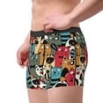 thumbnail image 2 of Kdxio Men's Boxer Briefs with Different Cats 1 Print - Comfortable and Breathable Underwear for Everyday Wear, 2 of 5