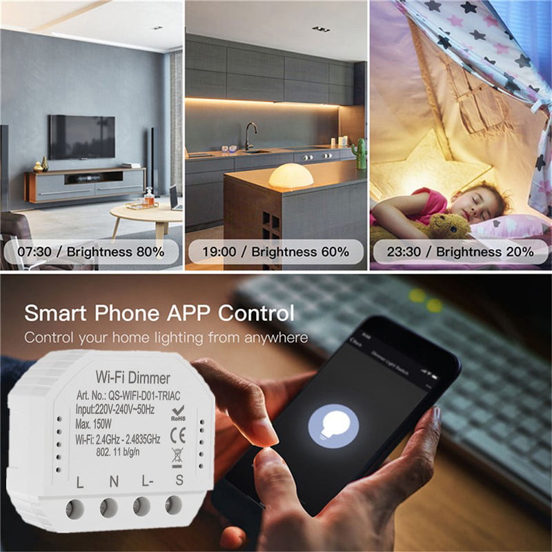 Home Security Timing WiFi Smart Voice Control Touch Switch APP Control 220V 