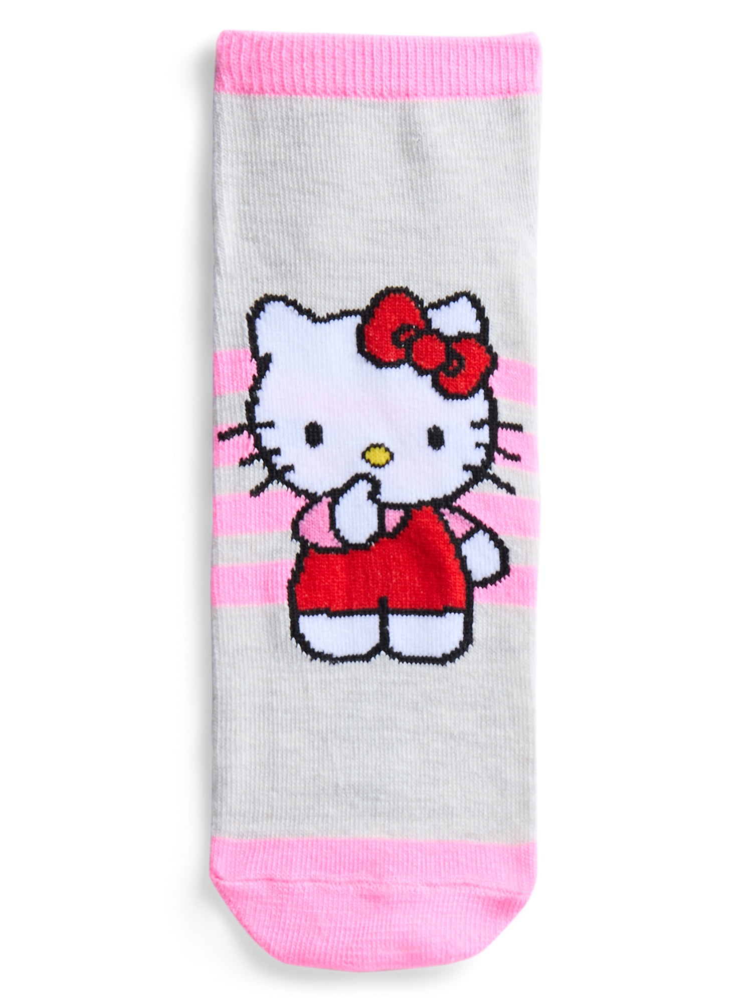 Hello Kitty Womens' Low-Cut Socks, 10-Pack, Sizes 4-10