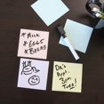 thumbnail image 4 of 3" X 3" Pastel Assorted Dry Erase Stickables With Dry Erase Marker - 2 Packs Of 12 Sheets, 4 of 6