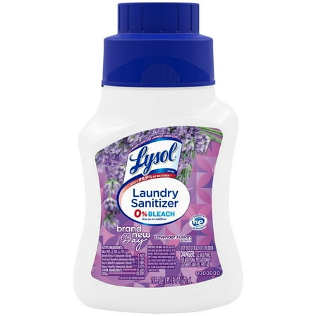 Lysol® Laundry Sanitizer Additive, Eliminates Odor Causing Bacteria, Lavender Fusion, 21 oz (4 Pack)