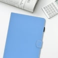thumbnail image 3 of Simple Case for 2021 All-New Kindle Paperwhite E-reader (6.8 Inch, 11th generation) - Flip Folio Magnetic Cover with Card Holders, Slim Lightweight PU Leather/Silicone Composite Case (Blue), 3 of 5