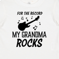 thumbnail image 4 of Inktastic For the Record My Grandma Rocks Boys or Girls Baby T-Shirt, 4 of 5