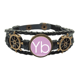 thumbnail image 1 of Quimica elementos lantanidos YTTERBIUM YB período mesa Pulsera marina tejida en cuero, 1 of 4