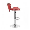 thumbnail image 2 of Kappa Contemporary Adjustable Barstool - Cherry Red, 2 of 2