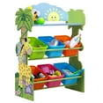 thumbnail image 5 of Fantasy Fields Children Blue Wooden Toy Storage Tidy Organiser TD-12242AR, 5 of 6