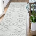 thumbnail image 3 of Rugking Runner Rug 2X6 Hallway Modern Kitchen Soft Rug Indoor Mat Geometric Print Floor Cover Thin Carpet Doormat Non Slip Area Rugs for Bedroom Living Room Entryway Grey, 3 of 6