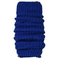 thumbnail image 4 of WREESH Women Fashion Leg Warmers Knit Set Pleated Lace Solid Color Medium Length Woolen Knitted Socks Sleeves Blue, 4 of 5