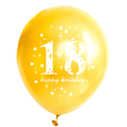 thumbnail image 4 of 5 piezas de decoración de feliz cumpleaños, oro, rosa, negro, 16, 18, 30, 50, 60, 70, 80 y 90 años, globos digitales de látex para fiestas de cumpleaños, 4 of 4