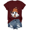 thumbnail image 6 of Duqingm Halloween Shirts for Women Fall Tee Shirt Funny Graphic Tshirt Clothes,L, 6 of 7