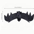 thumbnail image 3 of Halloween Hanging Bats Props, Simulation Plastic Flying Bat Hanging Ornament Party Decor, Halloween Party Favors Vampire Rats for Patio Lawn Garden Tree Porch Spooky House Decoration, B, 3 of 5