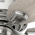 thumbnail image 7 of Hunter 52" Devon Park Brushed Nickel Ceiling Fan with Light Kit and Remote, 7 of 7