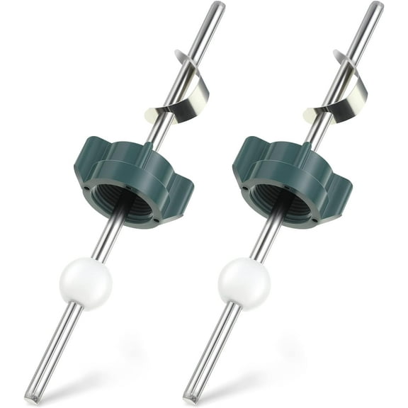 2 Pack Lavatory Pop up Center Piece Assembly, Compatible with Price Pfister Pop up Stopper and Other Popular Brands, Replacement for PS2673, Pivot Rod Bathroom Sink Repair Kit, Chrome