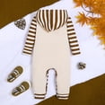 thumbnail image 5 of Newborn Baby Boy Fall Outfit Romper Long Sleeve Letter Embroidery Jumpsuit Bodysuit Pants Infant Clothes Set, 5 of 5