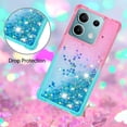 thumbnail image 4 of Funda para Xiaomi Redmi Note 13 5G Transparente con Brillos Carcasa Protectora Antigolpes con Glitter Brillante, 4 of 5