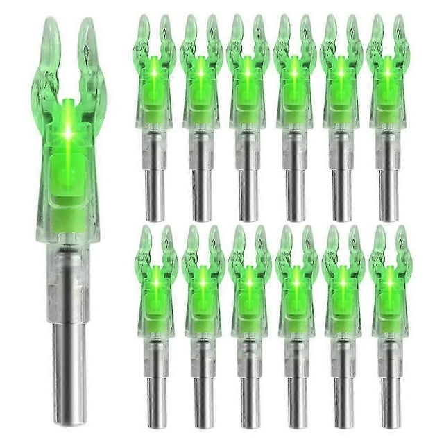 12PCS Lighted Nocks for Arrows with .204 Inside Diameter, High-Visibility Lighted Nocks, Lighted Arrows Nocks1