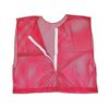 Olympia Sports PC167P Deluxe Velcro- Team-Scrimmage Vest - Red