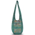 thumbnail image 1 of Tu acogedor bolso bandolera Boho bolso de algodón hecho a mano para unisex, 1 of 4