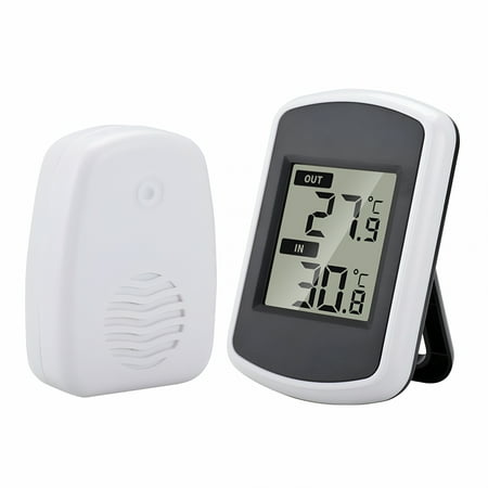 GJX 2026 New Lcd Digital Wireless Indoor Outdoor Thermometer Temperature Measurement for Home, Garden, Office, Greenhouse, Patio