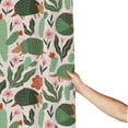 thumbnail image 3 of Shower Curtain, Armadillo Waterproof Fabric Plastic Shower Curtain, Drying Fast Bathroom Curtain with 9 Buttonholes, Ruffle Shower Curtain 60x72in, 3 of 8