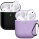 thumbnail image 1 of Estuche para AirPods, funda protectora completa de silicona para accesorios de AirPods, compatible con el estuche de carga inalámbrico y con cable de Apple AirPods 2 (LED frontal visible),, 1 of 7