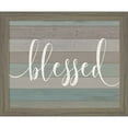 thumbnail image 3 of Great Art Now Rustic Gather & Blessed Script by Jo Moulton, 2 Piece Framed Art Set Each 11"W x 9"H, 3 of 3