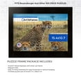 thumbnail image 2 of ArtToFrames 15.4x10.7 Inch - 39x27 CM Multi Puzzle Frame for 300 piece Puzzles.3.94 Inch Custom Wood Puzzle Frames, Espresso with Silver Lip - Comes with Regular Glass, 2 of 6