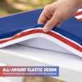 thumbnail image 5 of Tumao 6FT American Flag Picnic Table Cover with Bench Covers and Carrying Bag, 4th of July Waterproof Windproof Camping Rectangle Tablecloths, Washable Polyester Cover for Patio Indoor Outdoor, 5 of 7