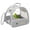 Gray, variant on Halinfer Bird Travel Cage, Breathable Mesh Portable Small Bird Carrier for Parakeet Parrot Cockatiel with Standing Perch, Side Access Window Collapsible