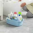 thumbnail image 3 of AOOOWER Portable Storage Basket Cleaning Caddy Storage Organizer Tote with Handle for Laundry Bathroom Kitchen Spray Bottles Clothes Brush Supplies Storage Baskets, 3 of 12