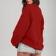 thumbnail image 3 of Gibobby Sudadera Navidad mujer Sudadera con capucha de manga larga con estampado de oro de imitación para mujer(Rojo,CH), 3 of 4