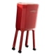 thumbnail image 3 of Cubo de basura con ruedas, cubo de basura de gran capacidad para el hogar, papelera para ropa Rojo, 3 of 9