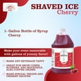 thumbnail image 4 of Under the Sun Products Cherry Snow Cone Syrup, 1 Gallon (128 fl oz), 4 of 5